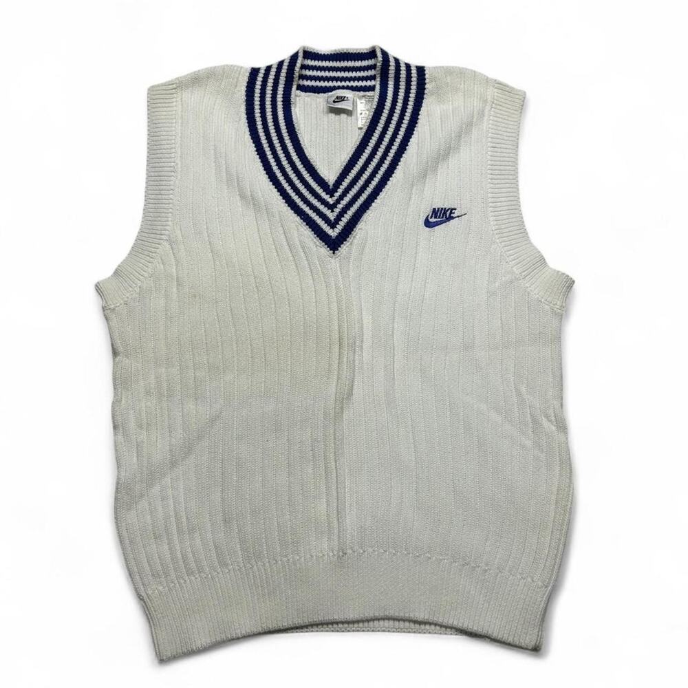 Vintage 90s nike white navy